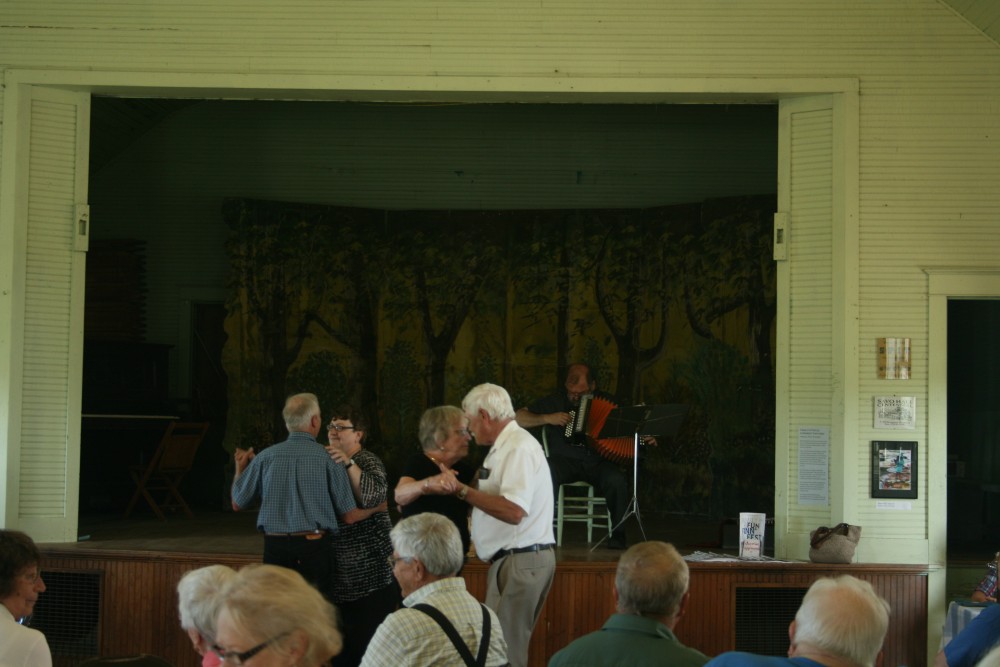 Couples dance at Savo Hall to the accordion music of Larry "Lauri" Saukko at Savo Hall during Finn Fest in Frederick, S.D., June 16, 2013.