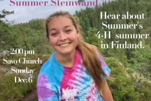 Ellendale to Finland: A 4-H Teen's Journey