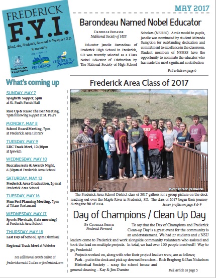 Frederick FYI Newsletter May 2017