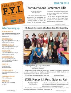 Frederick FYI News March 2016